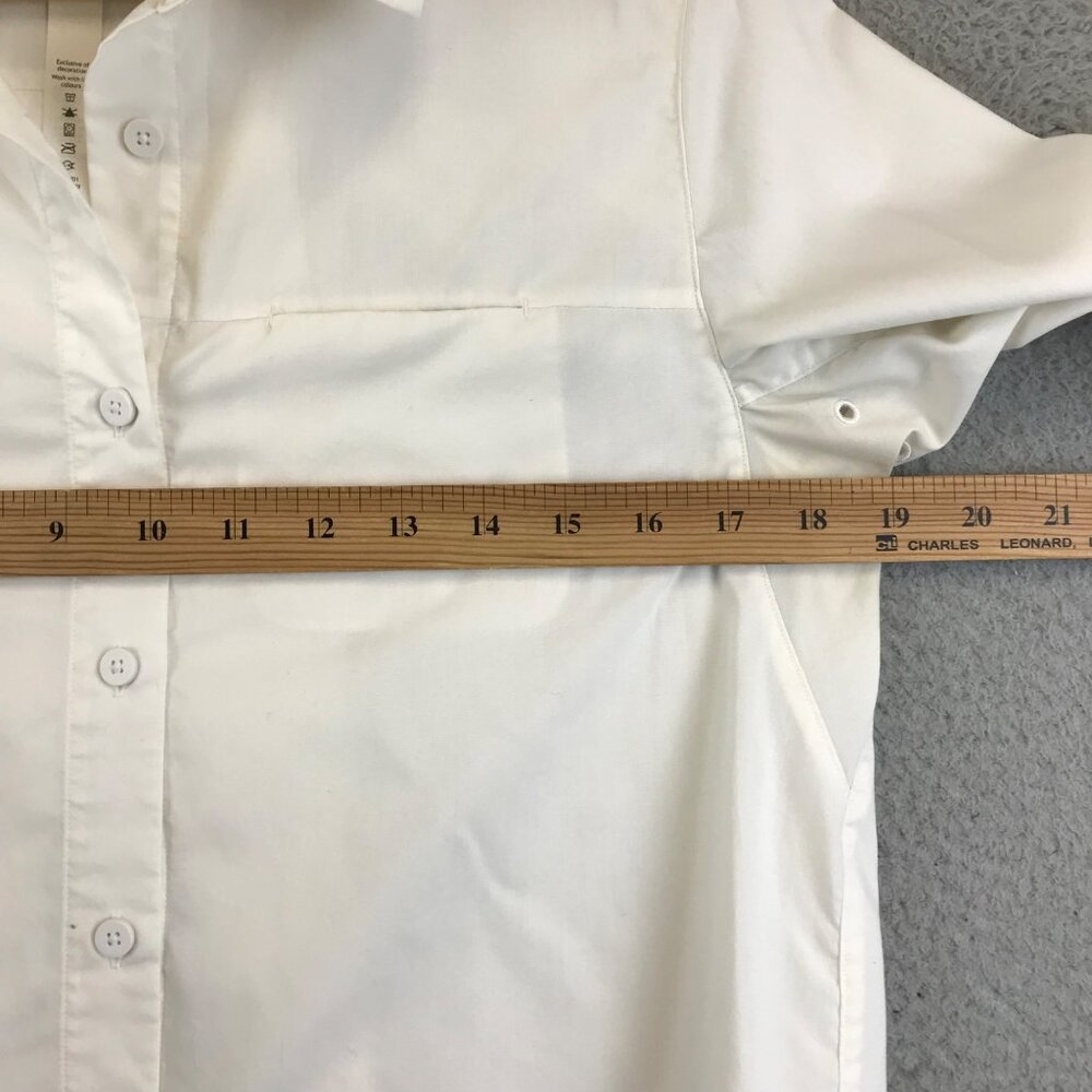 lululemon athletica White Button Down Shirt - Picture 7 of 8